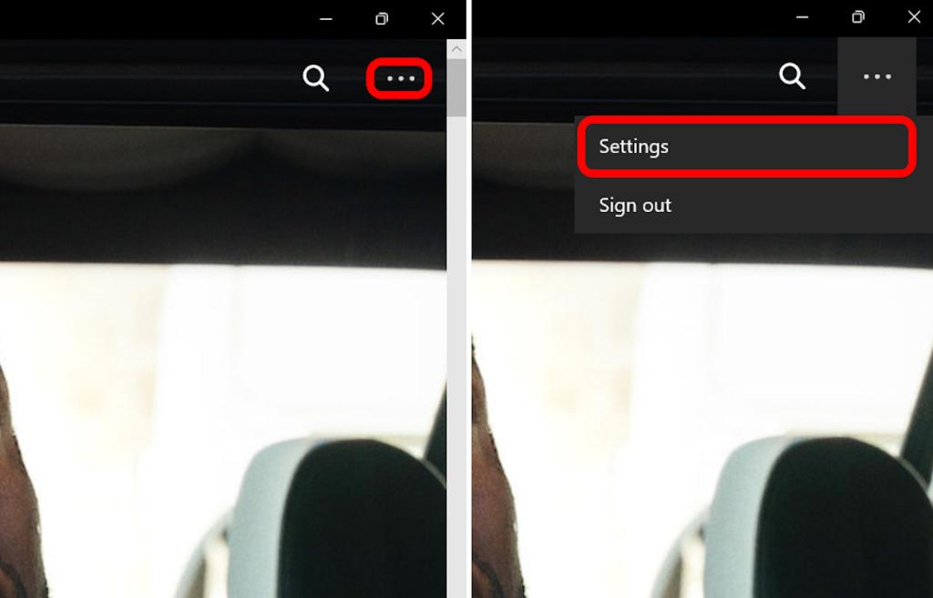 Navigating to the Netflix Windows App Settings panel. 