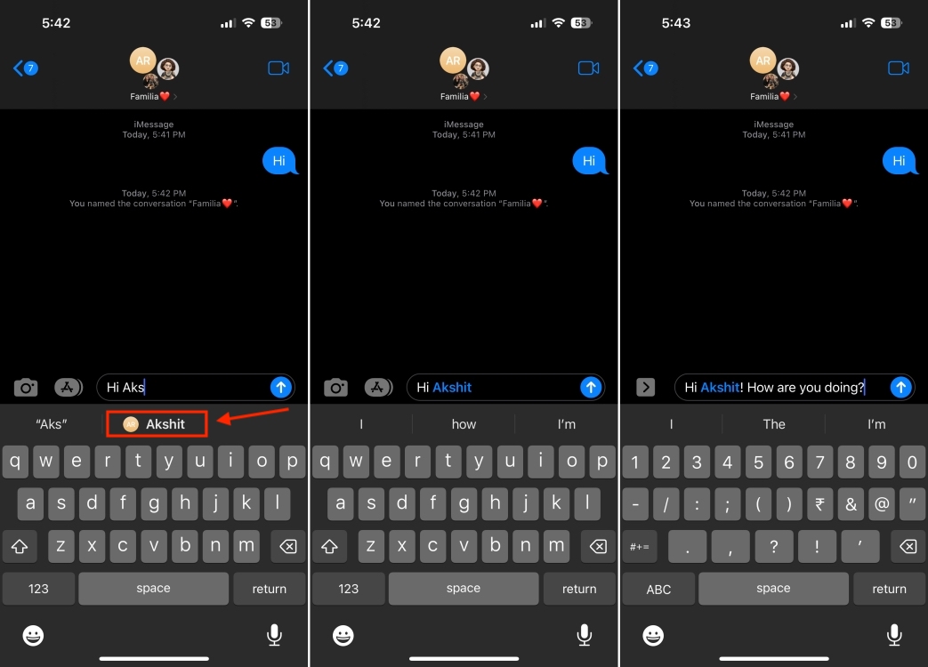How to Mention Someone in iMessage Group Chat Beebom