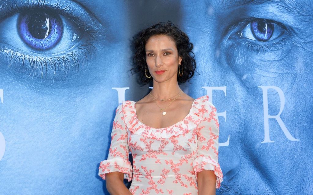 Indara Varma at the season seven premiere for "Game of Thrones" at the Walt Disney Concert Hall