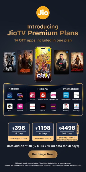 JioTV Premium Plans with OTT App Access Launched; Check out the Details!