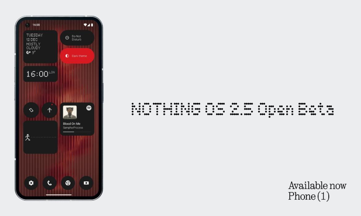 Nothing Phone 1 Android 14 Beta OS 2.5