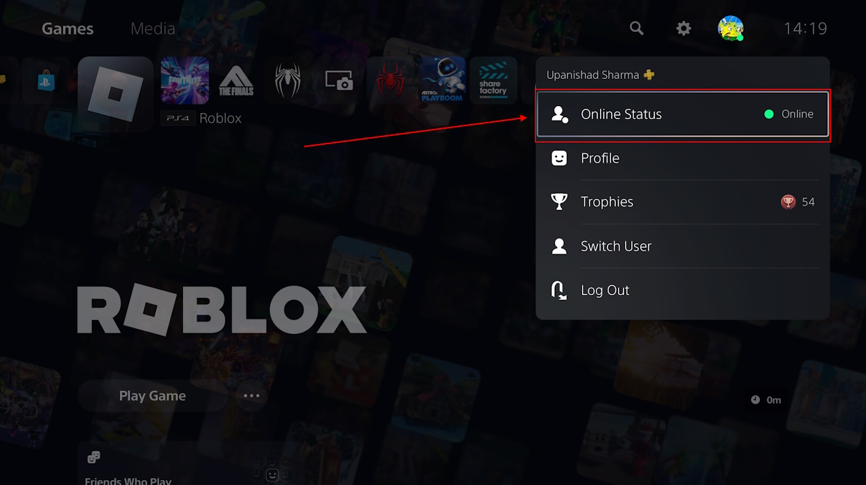 How To Appear Offline On Roblox 2024 Guide Beebom Online Status Option In PS5 