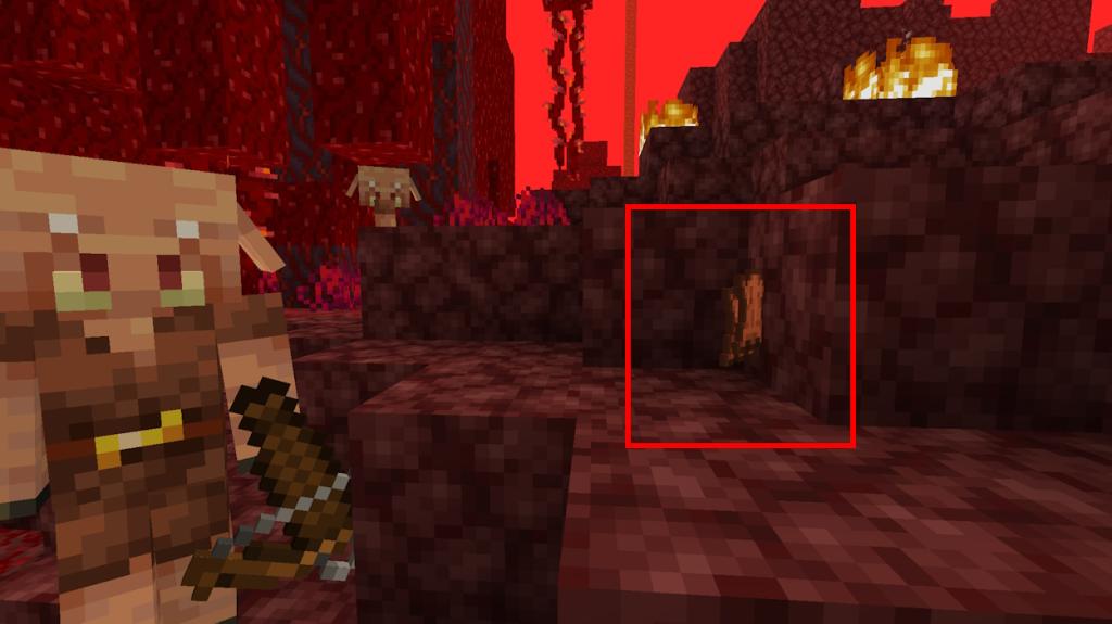 Piglin dropping the loot after bartering in Minecraft