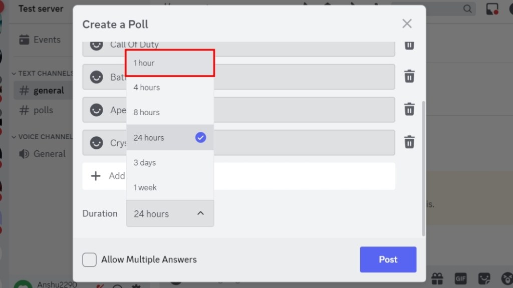 How to Create Polls on Discord