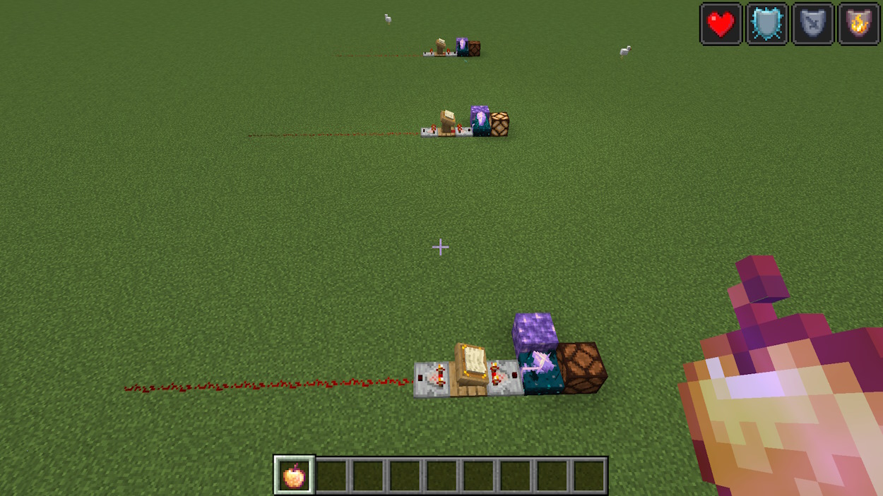 Vibration resonance achieved in Minecraft