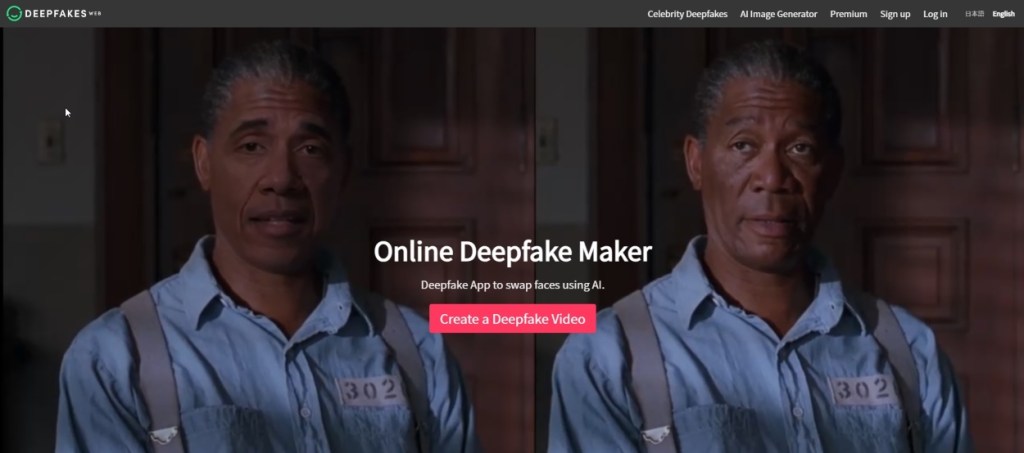 deepfakes web interface