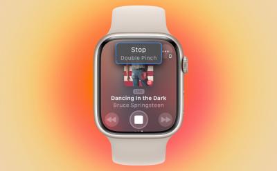 double tap on Apple Watch Series 8