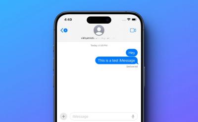 iMessage on iPhone