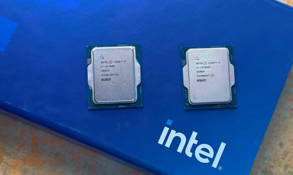 intel core 14th gen i7 14700k and 13th gen i7 13700kf desktop processors