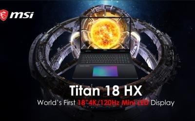 MSI Titan GT77 HX 18 inch gaming laptop