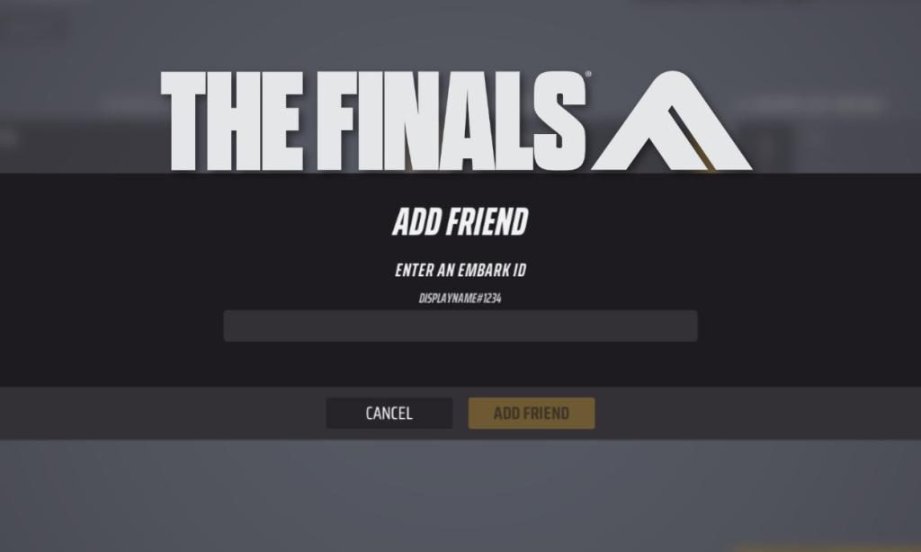 option to invite friends to your lobby in the finals