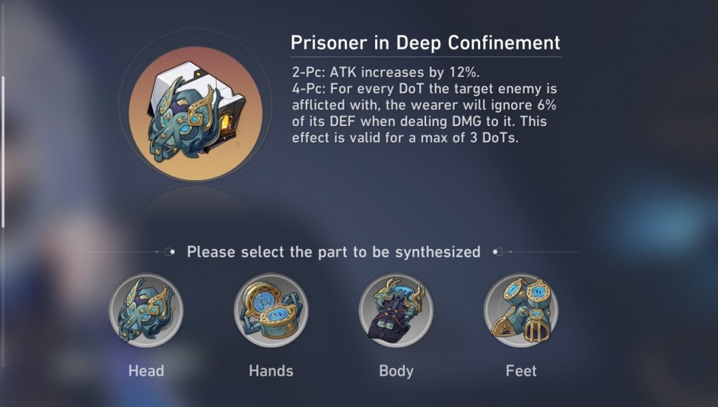 Prisoner in deep confinement is the best relic set for Kafka