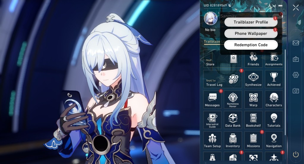 Redeem code option not appearing ???????? : r/HonkaiStarRail