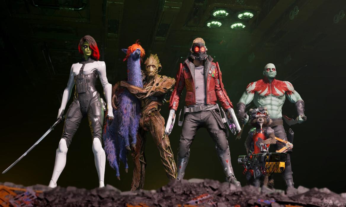 A picture from Marvel's Guardians of the Galaxy the next free epic games store Christmas game