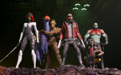 A picture from Marvel's Guardians of the Galaxy the next free epic games store Christmas game