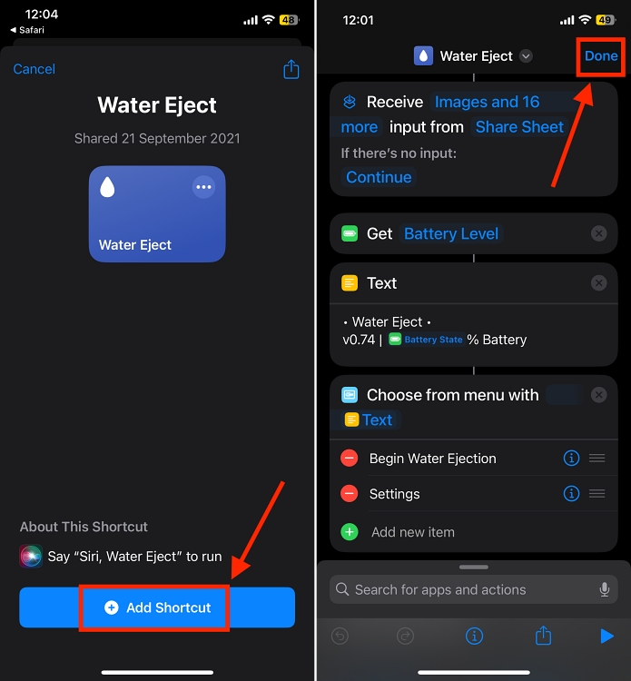 How to Eject Water From iPhone Using Siri Shortcuts 2024 Beebom