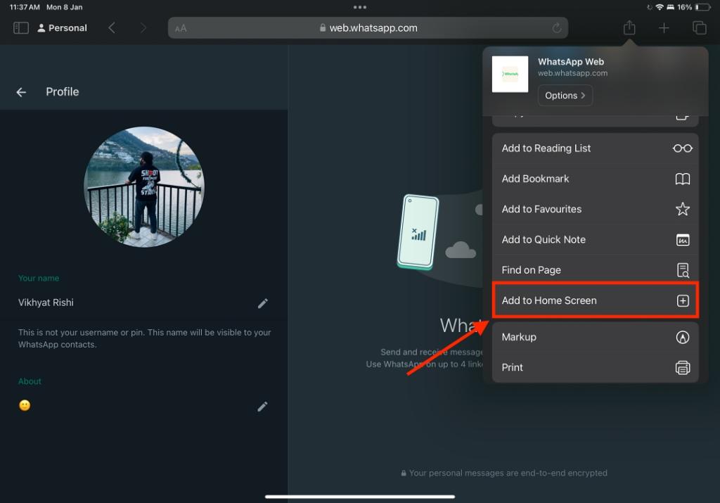 How to Set up and Use WhatsApp on iPad
