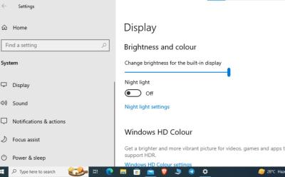 Adjust Windows 10 Brightness