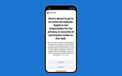 Apple Allow Third-Party Payments US APP Store