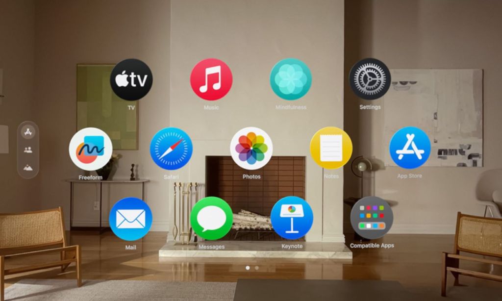 Apple Vision Pro UI