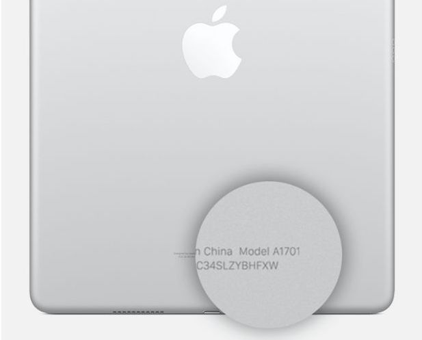 how do you check the generation of your ipad