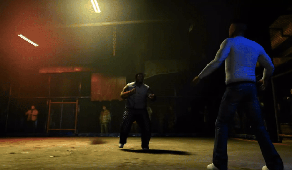 GTA 4 Melee combat scene
