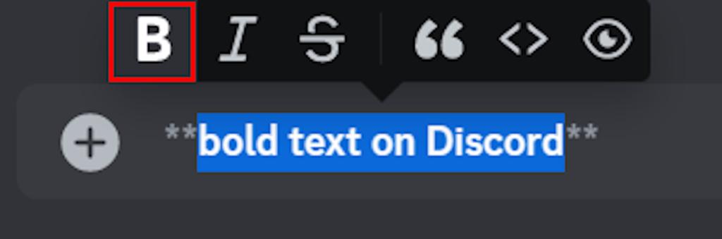 How to bold text in Discord Web