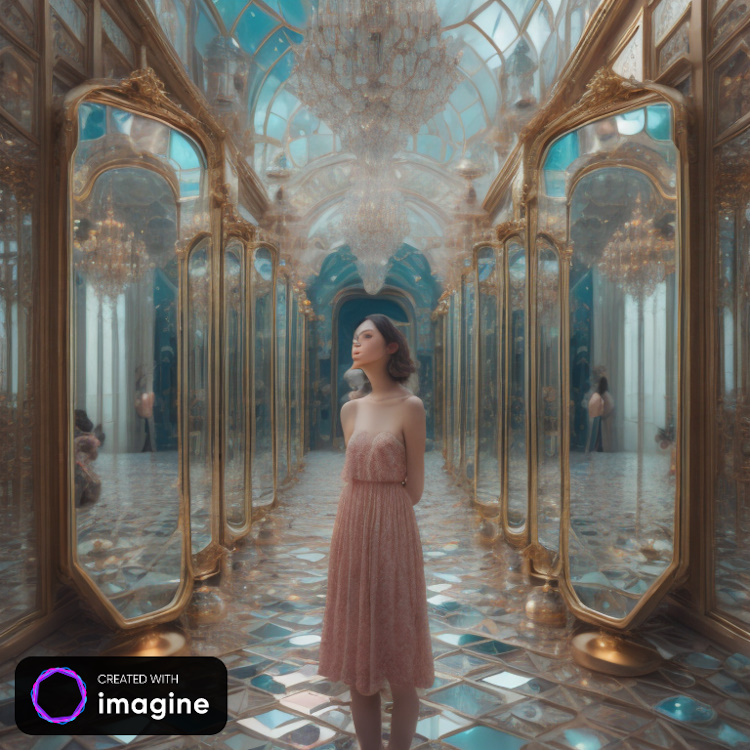 Imagine Art AI second generation of dreamland with mirrors