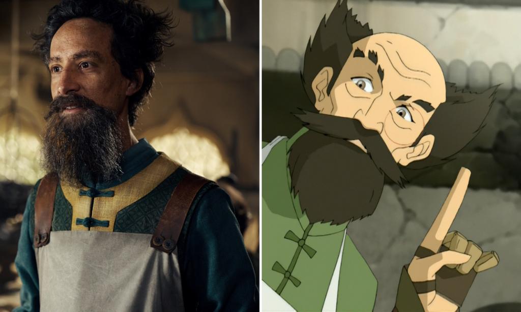 Danny Pudi as "The Mechanist" in Netflix's Avatar: The Last Airbender Live Action series.