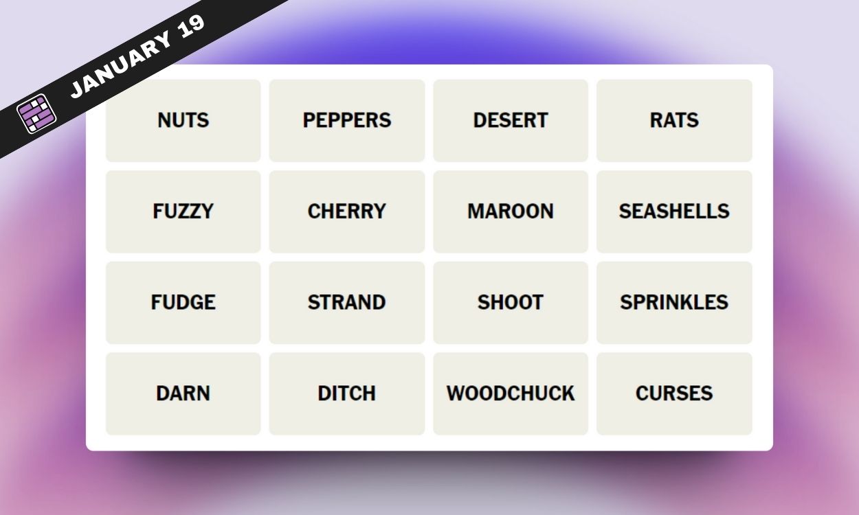NYT Connections Hints And Answers For January 19, 2024 | Beebom