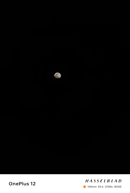 OnePlus 12 moon shot