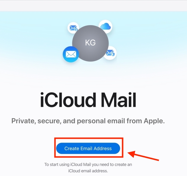 Open iCloud Mail on web