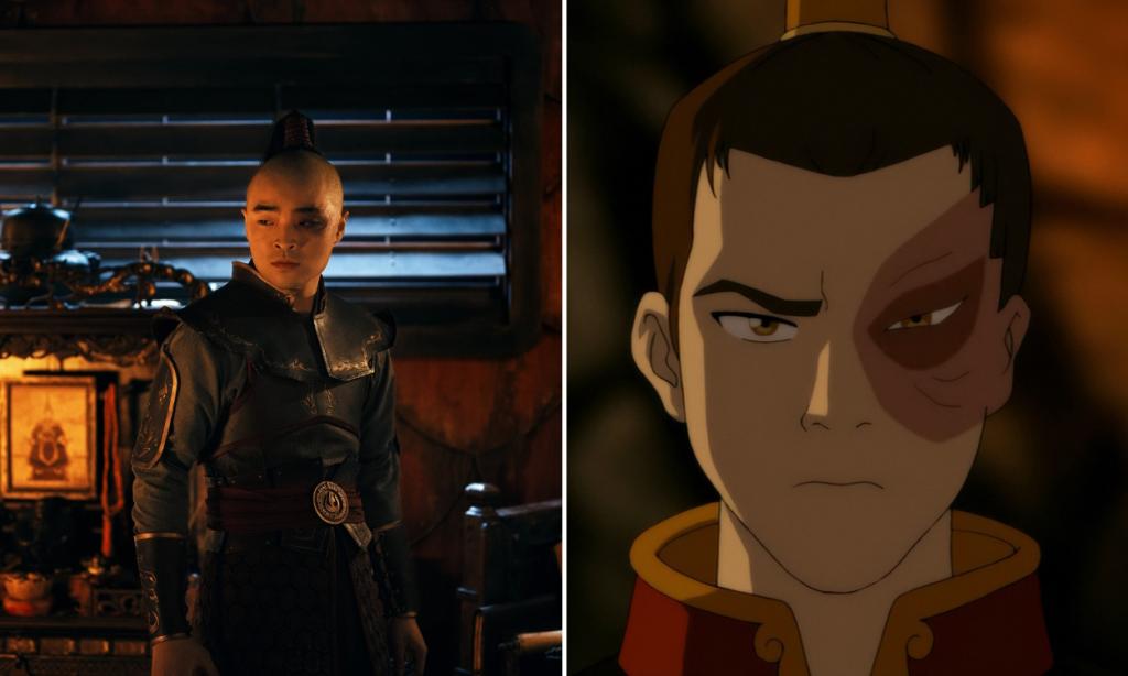 Dallas Liu as "Prince Zuko" in Netflix's Avatar: The Last Airbender Live Action series.