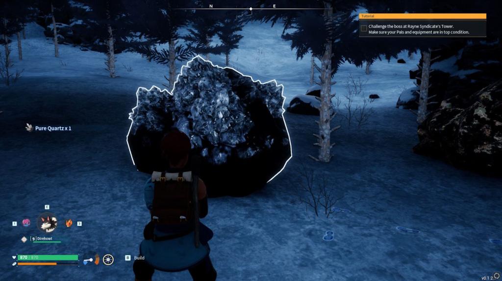 Pure Quartz formation Palworld