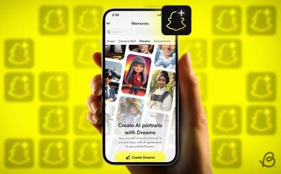 Snapchat Dreams feature for AI image generation