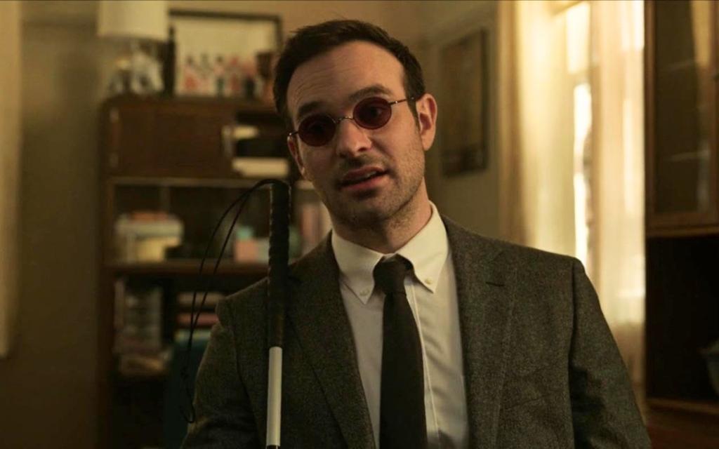 Charlie Cox as Matt Murdock in Spiderman No Way Home.