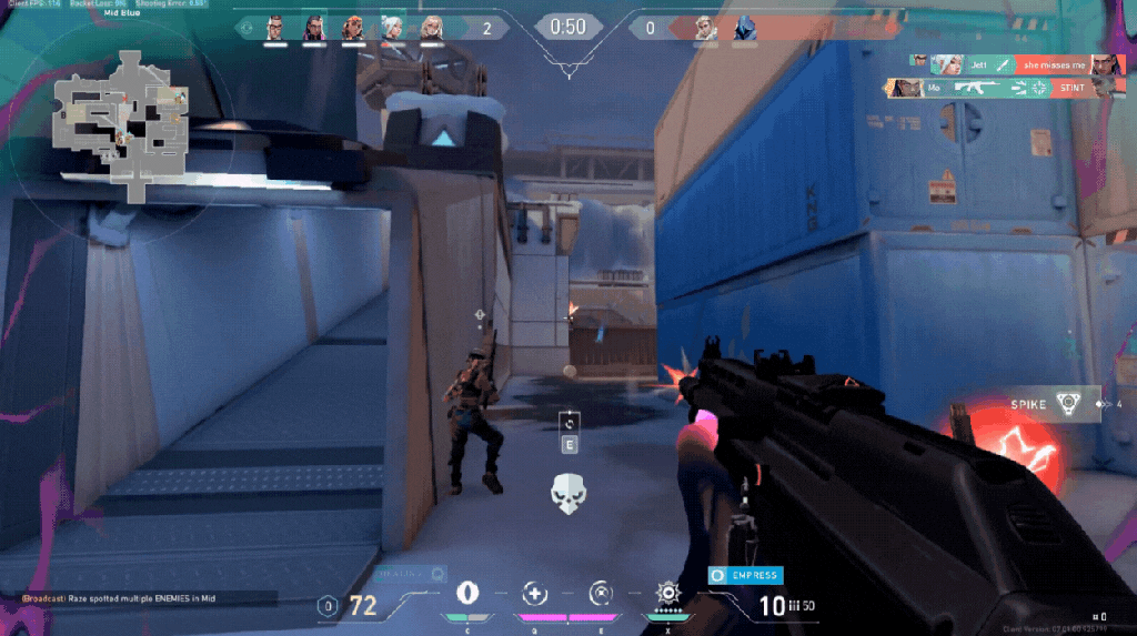 Using Dismiss from a vulnerable position