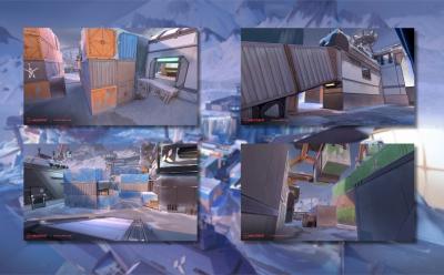 Valorant map Icebox with New with Changes