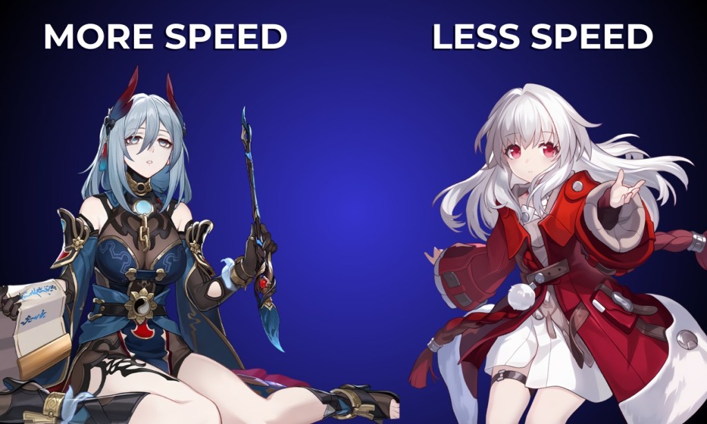 Characters Preferred Speeds
