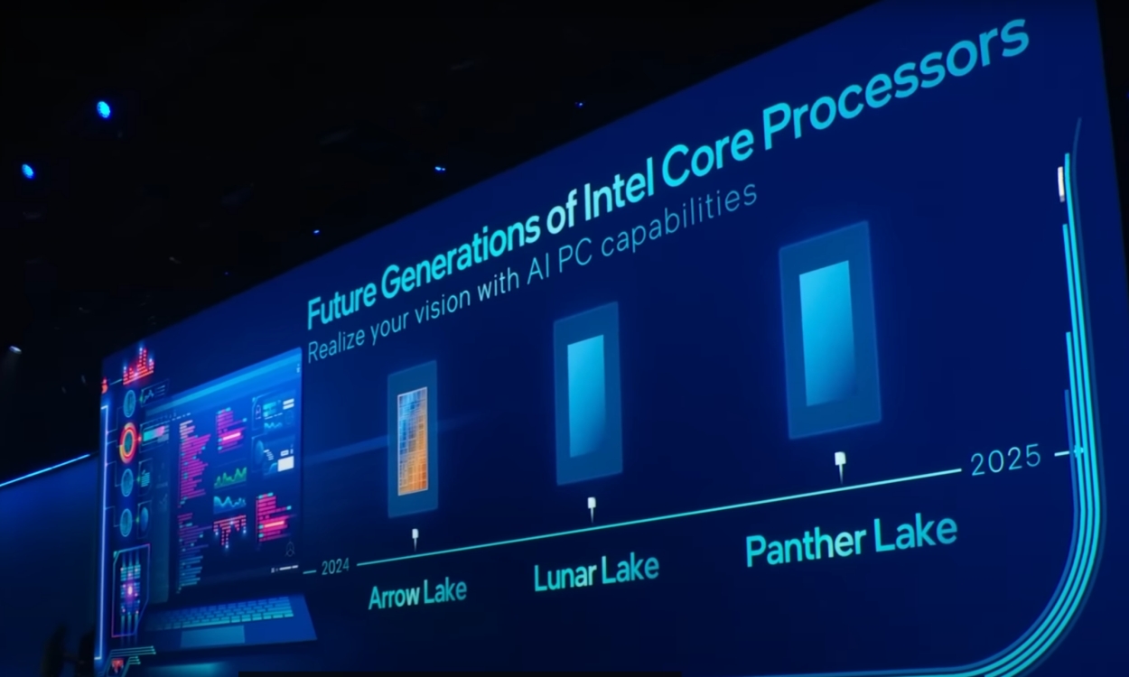intel roadmap shows arrow lake processor coming before 2025