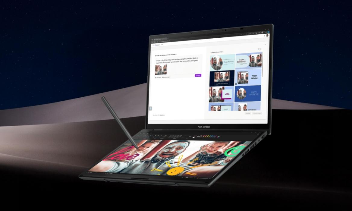 new dual display laptop ASUS zenbook duo UX8406 launched at CES 2024