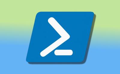 powershell icon in gradient background