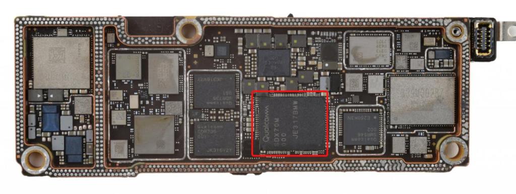 qualcomm x70 modem iphone