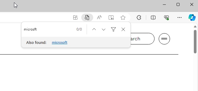 smart search in edge