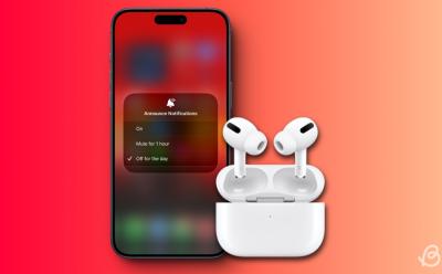 turn off announce notifications on AirPods