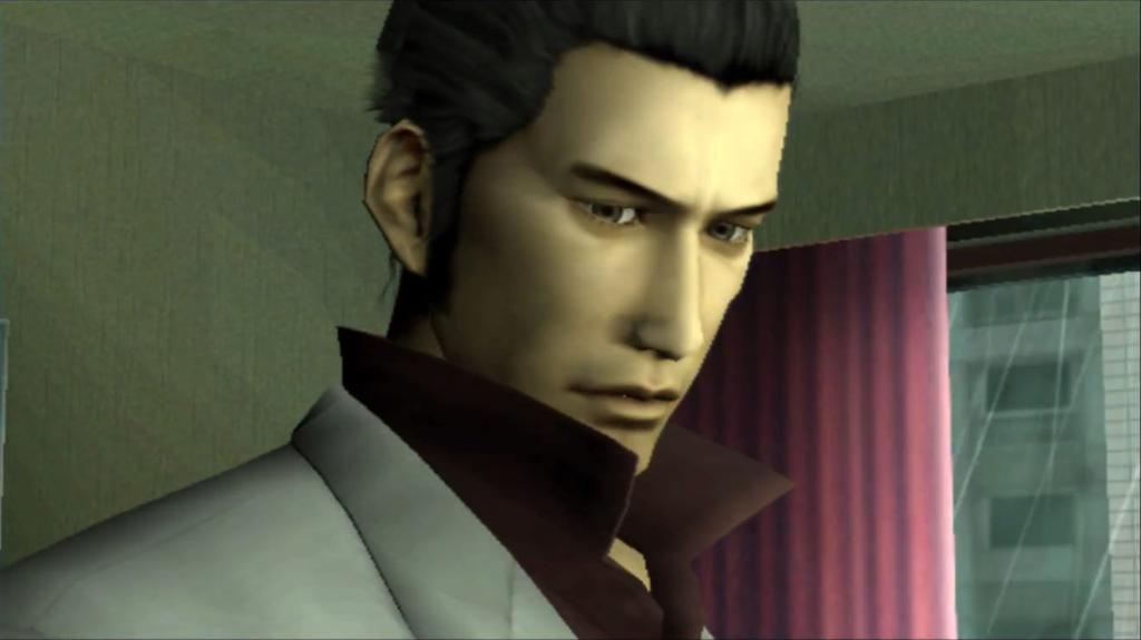 An image of Kazuma Kiryu from the 2005 game