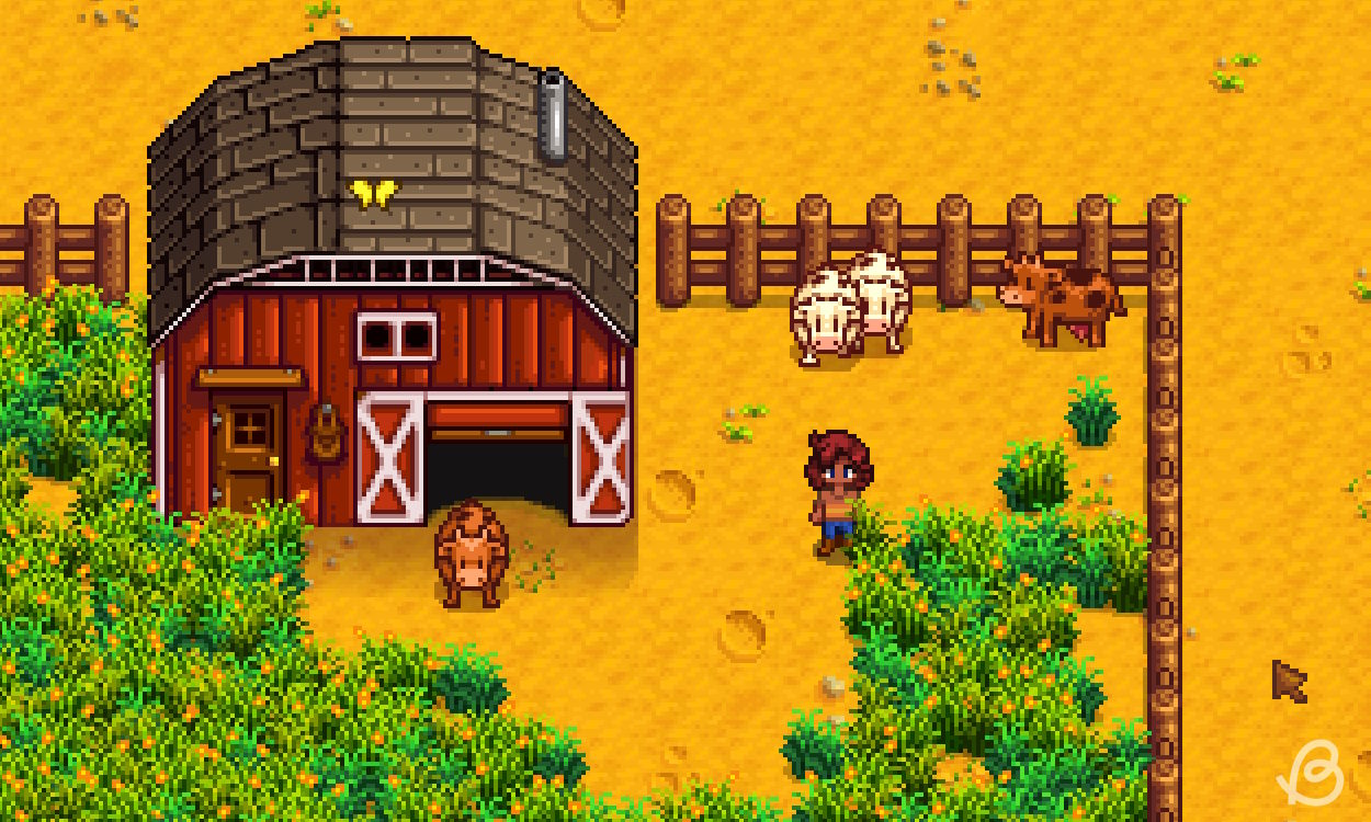 Cows in Stardew Valley
