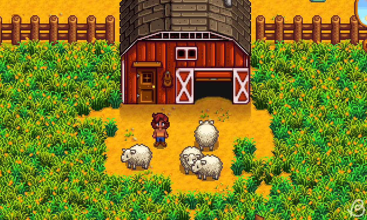 Sheep in Stardew Valley