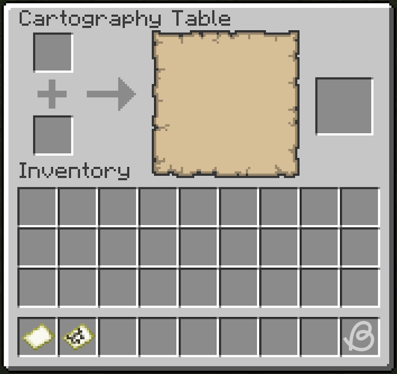 Cartography table's user interface