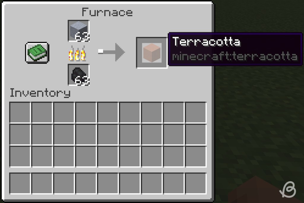 Smelting clay blocks to get terracotta